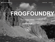 Tablet Screenshot of frogfoundry.com